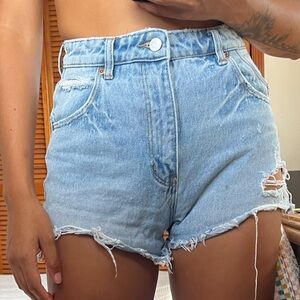 ROLLA’S high waisted ripped jean shorts
